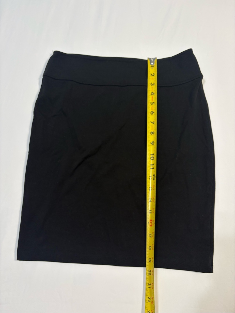 Sz Lg Popular Basics Black Pencil Skirt